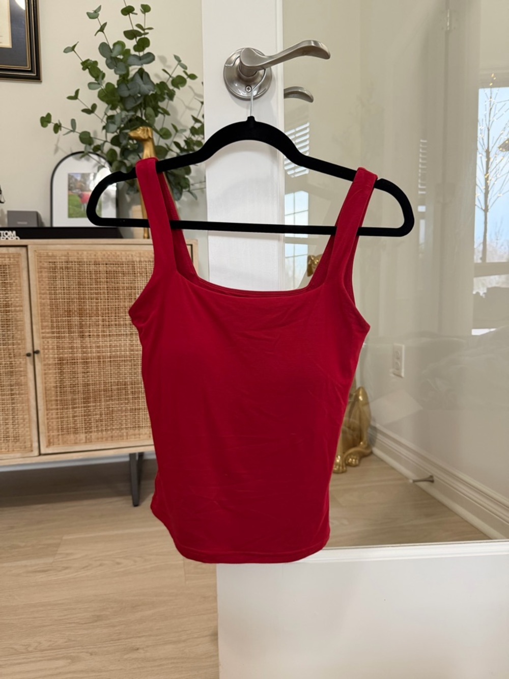 Klassy Network Red Square-Neck Tank - Women's